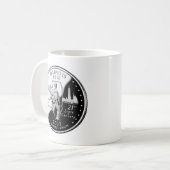 州4分の1イリノイ裏側フェイク コーヒーマグカップ (正面左)