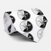 州4分の1イリノイ裏側フェイク ネクタイ (ロール)