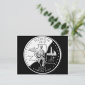 州4分の1イリノイ裏側フェイク ポストカード (スタンド正面)