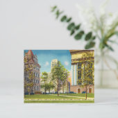 州・オフィス・建物,ヴィンテージ,アルバニー,ニューヨーク ポストカード (スタンド正面)