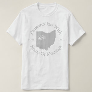 州・オブパーソナライズされた・オハイオTシャツ Tシャツ