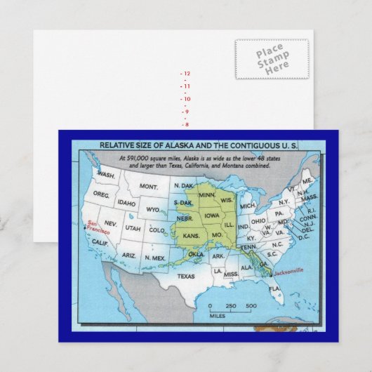 州・オブ・アラスカ ポストカード (正面/裏面)