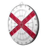 州・オブ・アラバマ州旗 ダーツボード (正面右)