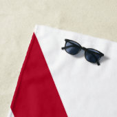 州・オブ・アラバマ州旗 ビーチタオル (インサイチュ)