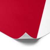 州・オブ・アラバマ州旗 ポスター (角)