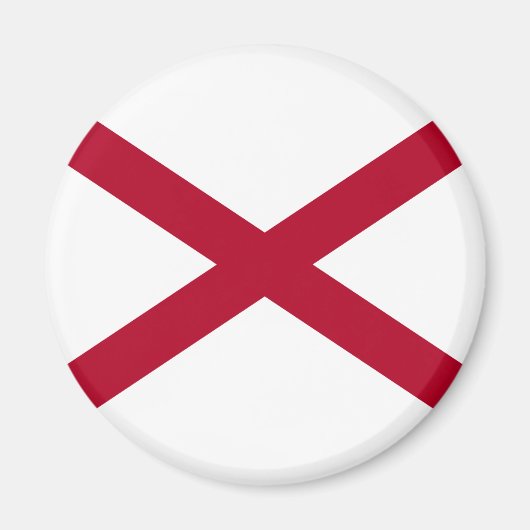 州・オブ・アラバマ州旗 マグネット (正面)