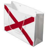 州・オブ・アラバマ州旗 ラージペーパーバッグ (正面アングル)