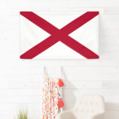 州・オブ・アラバマ州旗 横断幕 (インサイチュ)