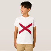 州・オブ・アラバマ州旗 Tシャツ (正面フル)