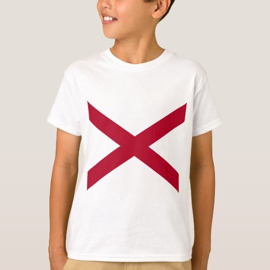 州・オブ・アラバマ州旗 Tシャツ (正面)