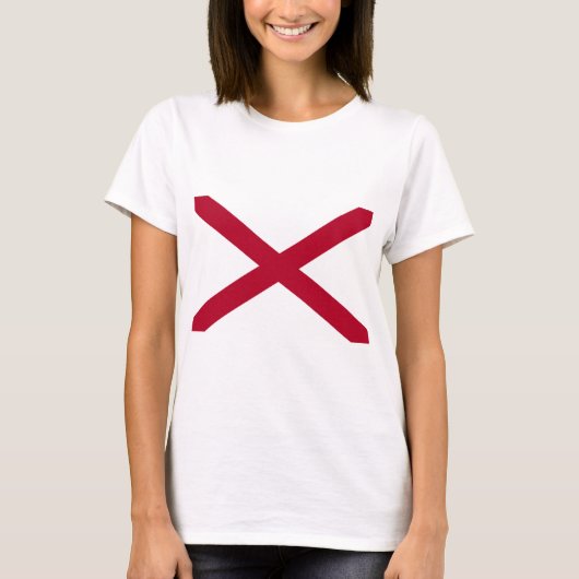 州・オブ・アラバマ州旗 Tシャツ (正面)
