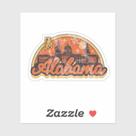 州・オブ・アラバマ シール (シート)