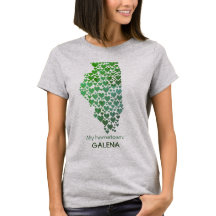 州・オブ・イリノイ・シルエットハート&ふるさと