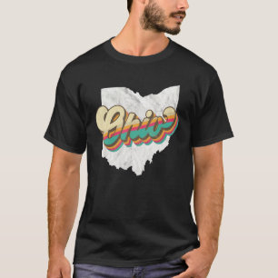 州・オブ・オハイオレトロオハイオアンスクワッドチームヴィンテージ Tシャツ