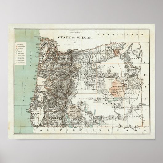 州・オブ・オレゴン ポスター (正面)