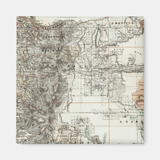 州・オブ・オレゴン マグネット (正面)