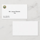 州・オブ・カリフォルニアシ素晴らしール 名刺 (正面/裏面)