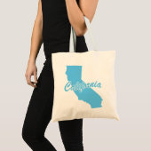 州・オブ・カリフォルニア・シェイプ トートバッグ (正面(商品))