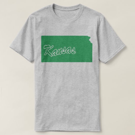 州・オブ・カンザスTシャツ Tシャツ (デザイン正面)