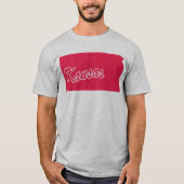 州・オブ・カンザスTシャツ Tシャツ (正面)