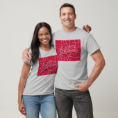 州・オブ・コロラドShape Tシャツ (ユニセックス)