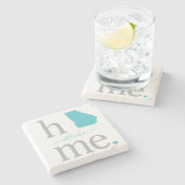 州・オブ・ジョージア・ストーン・コースター ストーンコースター (横)