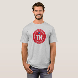 州・オブ・テネシー・サッカー・レユニセックスッド Tシャツ