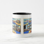 州・オブ・ニュージャージーヴィンテージ大レターはがき マグカップ (中央)