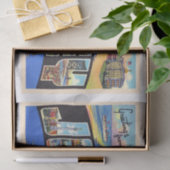 州・オブ・ニュージャージーヴィンテージ大レターはがき 薄葉紙 (ギフト)