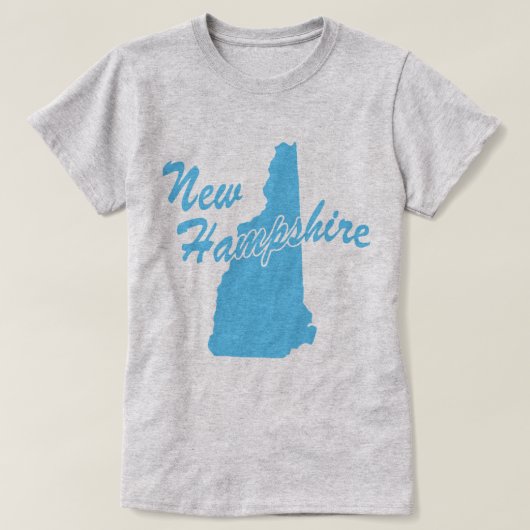 州・オブ・ニューハンプシャーShape Tシャツ (デザイン正面)