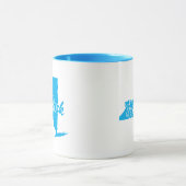 州・オブ・ニューヨーク・シェイプ・マグ マグカップ (中央)