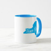 州・オブ・ニューヨーク・シェイプ・マグ マグカップ (正面右)