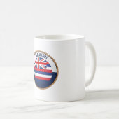州・オブ・ハワイ州旗印 コーヒーマグカップ (正面右)