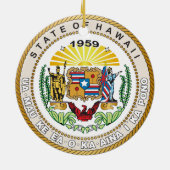 州・オブ・ハワイ・シ素晴らしール セラミックオーナメント (裏面)