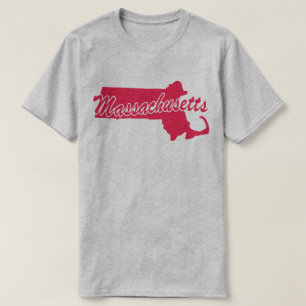 州・オブ・マサチューセッツ州のTシャツ Tシャツ