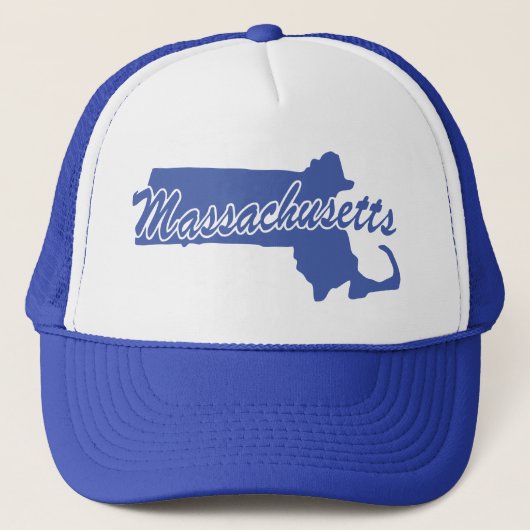 州・オブ・マサチューセッツ州Shape Trucker Hat キャップ (正面)