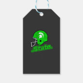 州・オブ・ミシガングリーンホワイト ギフトタグ (正面)