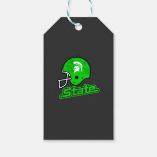 州・オブ・ミシガングリーンホワイト ギフトタグ