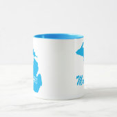 州・オブ・ミシガン・シェイプ・マグ マグカップ (中央)