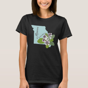 州・オブ・ミズーリ花ザサンザブラッズ Tシャツ
