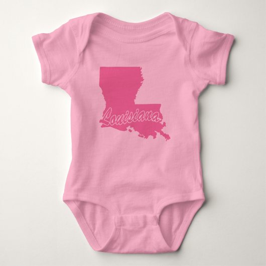 州・オブ・ルイジアナ ベビーボディスーツ (正面)