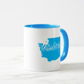 州・オブ・ワシントン・シェイプ・マグ マグカップ (正面右)