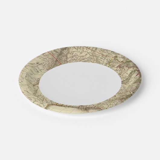 州，カ統一されたナダ ペーパープレート (アングル)