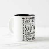 州/サウスダコタ ツートーンマグカップ (正面左)