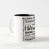 州/ハワイ ツートーンマグカップ (正面左)