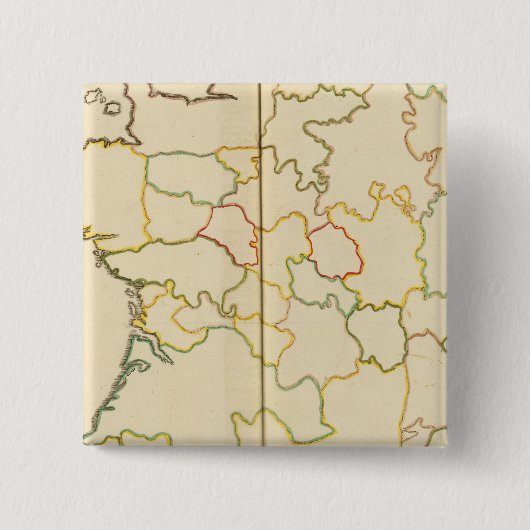 州、フランスの概要 缶バッジ (正面)