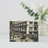 州&マディソンSts.、シカゴIL、1922ヴィンテージ ポストカード (スタンド正面)