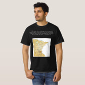 州、州、および地域 – ミネソタ Tシャツ (正面フル)