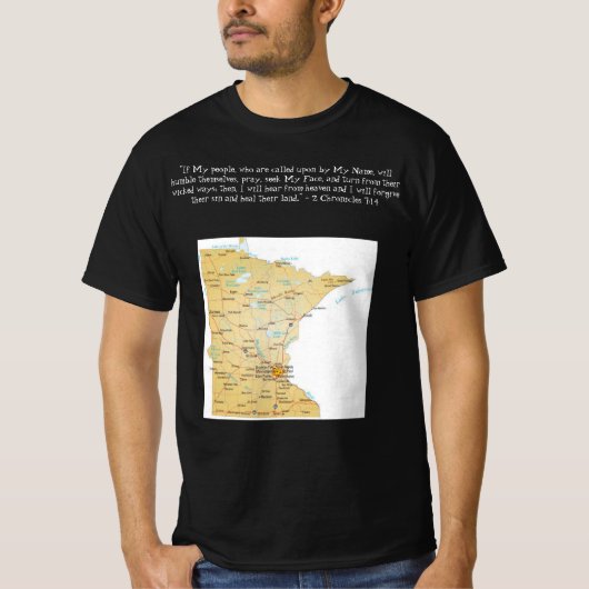 州、州、および地域 – ミネソタ Tシャツ (正面)