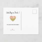 *～*州DELAWAREグリッターPeach Moving 案内ポストカード (裏面)